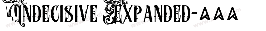 Indecisive Expanded字体转换 Indecisive Expanded字体转换